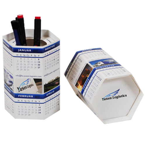 Push-up Pen Pot Calendar 3D Calendar